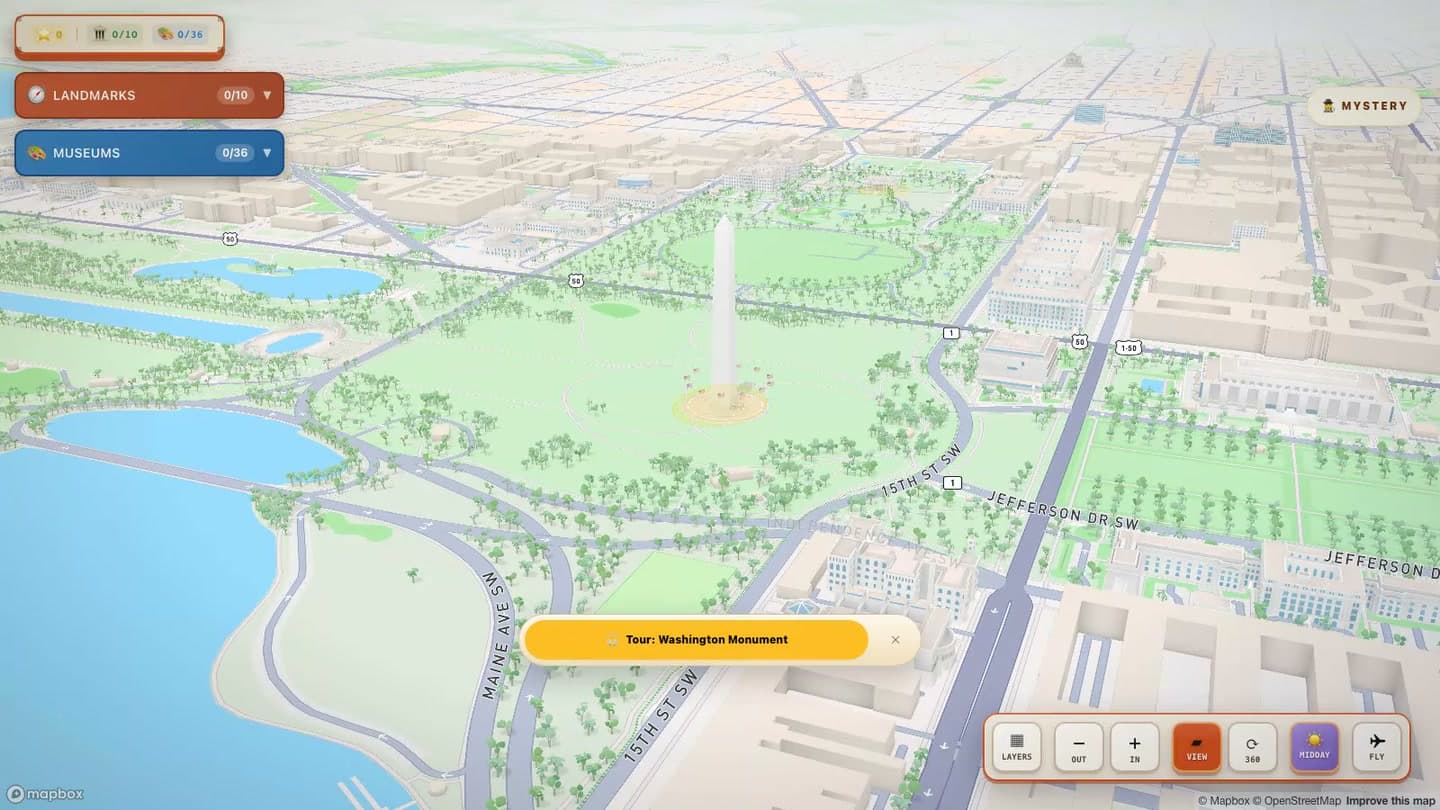 DC Map: Interactive 3D Visualization preview