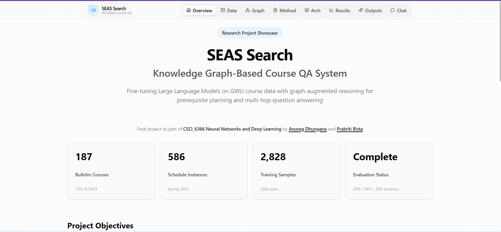 SEAS Search: GenAI Academic Advisor