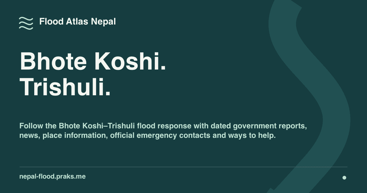 Flood Atlas Nepal